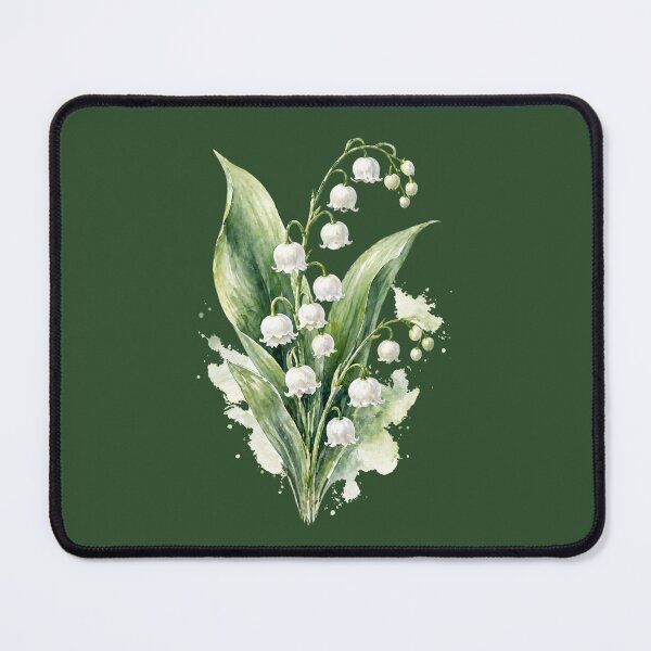 Item preview, Lily of the Valley, Mays birthday flower designed and sold by BeHappyGoLucky.