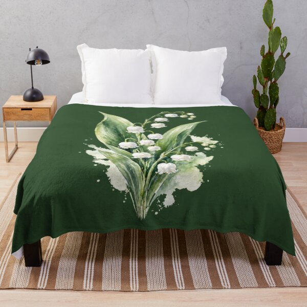 Item preview, Lily of the Valley, Mays birthday flower designed and sold by BeHappyGoLucky.