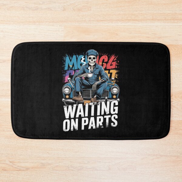 Item preview, Waiting On Parts — Skeleton Mechanic Coffee Shirt V42 designed and sold by DarylWelsh2024.