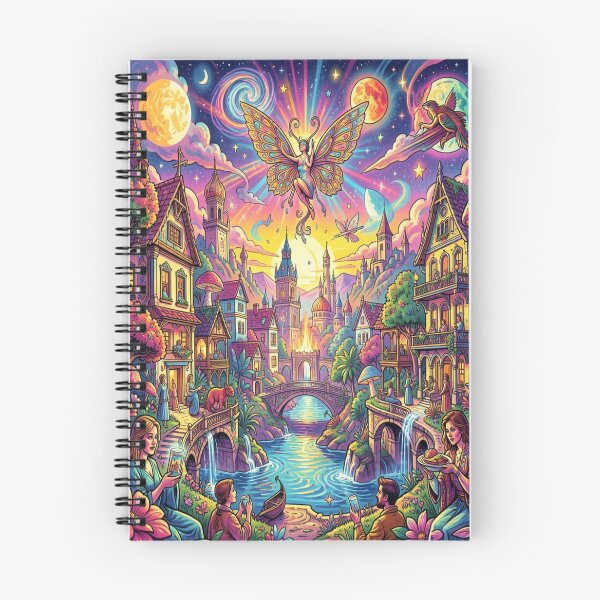 Item preview, A magical fantasy world full of luminous creatures, floating lights, and dreamlike cosmic energy. designed and sold by FotoworldEdel.