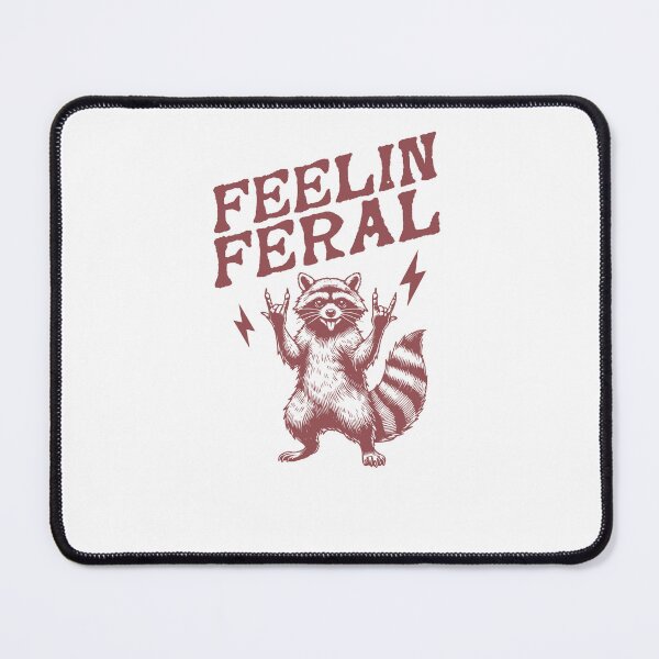 Item preview, Feelin Feral Raccoon Heavy Metal Style designed and sold by krystalRomanart.