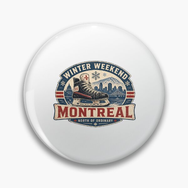 Item preview, Winter Weekend Montreal North Of Ordinary Ice Skate designed and sold by Fenay Designs.