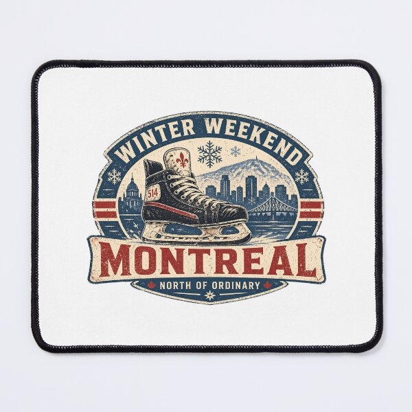 Item preview, Winter Weekend Montreal North Of Ordinary Ice Skate designed and sold by Fenay Designs.