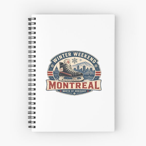 Item preview, Winter Weekend Montreal North Of Ordinary Ice Skate designed and sold by Fenay Designs.