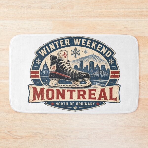 Item preview, Winter Weekend Montreal North Of Ordinary Ice Skate designed and sold by Fenay Designs.