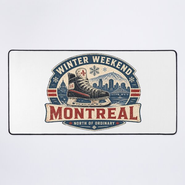 Item preview, Winter Weekend Montreal North Of Ordinary Ice Skate designed and sold by Fenay Designs.