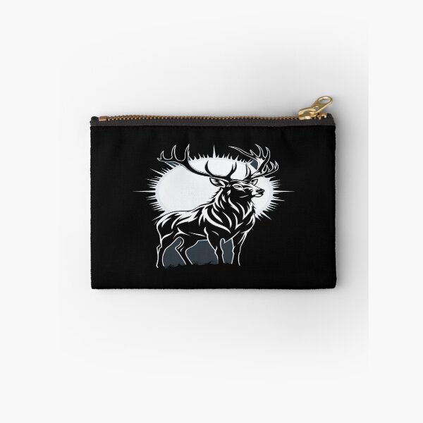 Item preview, Majestic Stag Silhouette with Radiant Moon | Bold Wildlife Art for Nature & Forest Lovers designed and sold by Bright Nest Studio.
