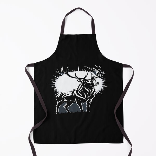 Item preview, Majestic Stag Silhouette with Radiant Moon | Bold Wildlife Art for Nature & Forest Lovers designed and sold by Bright Nest Studio.