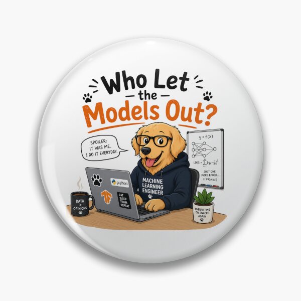 Item preview, Machine Learning Engineer designed and sold by Itai Doshin.