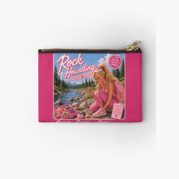 Item preview, Pretty Rocks Club Sticker – Girly Rockhounding Design  designed and sold by allidoissh!ne.