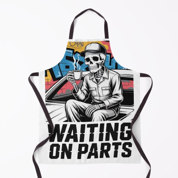 Item preview, Waiting On Parts — Skeleton Mechanic Coffee Shirt V44 designed and sold by DarylWelsh2024.
