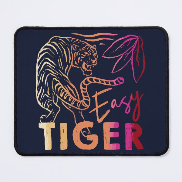Item preview, easy tiger sunset shirt pink summer graphic vintage designed and sold by art-injoy.