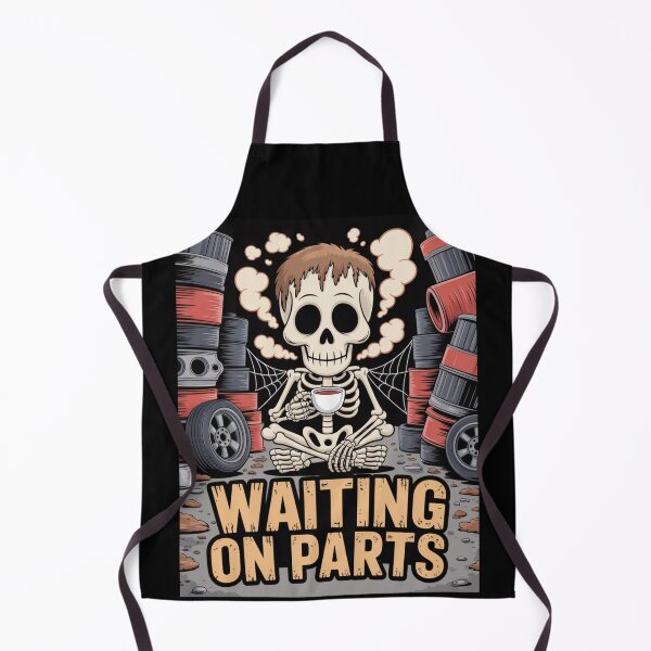 Item preview, Waiting On Parts — Skeleton Mechanic Coffee Shirt V45 designed and sold by DarylWelsh2024.