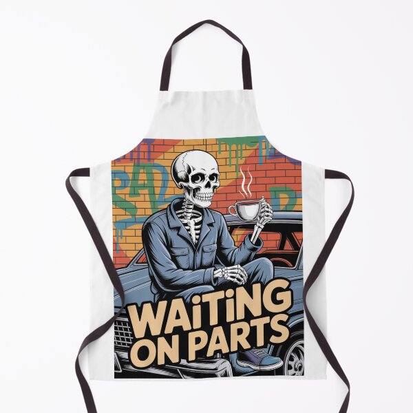 Item preview, Waiting On Parts — Skeleton Mechanic Coffee Shirt V46 designed and sold by DarylWelsh2024.