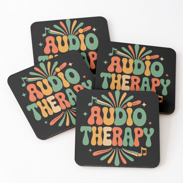 Item preview, Audio Therapy | Retro Groovy 70s Wavy Aesthetic designed and sold by Design_Your_Day.
