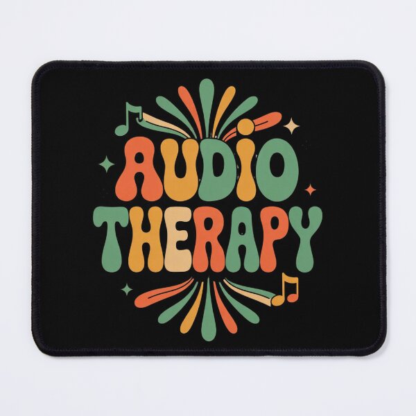 Item preview, Audio Therapy | Retro Groovy 70s Wavy Aesthetic designed and sold by Design_Your_Day.