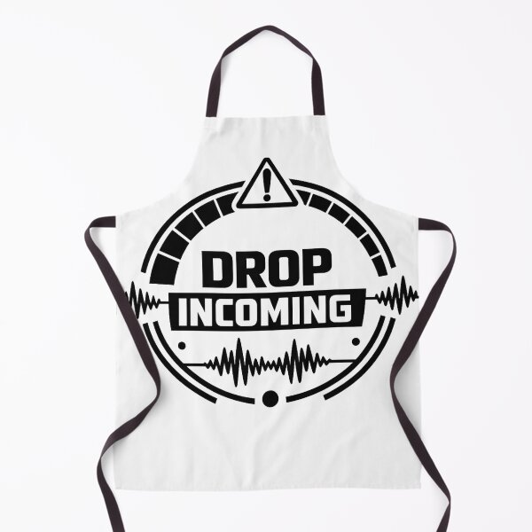 Item preview, Drop Incoming – Drum and Bass Rave Warning DNB Design designed and sold by ZenRave Designs.