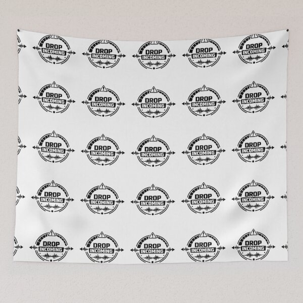 Item preview, Drop Incoming – Drum and Bass Rave Warning DNB Design designed and sold by  ZenRave Designs.