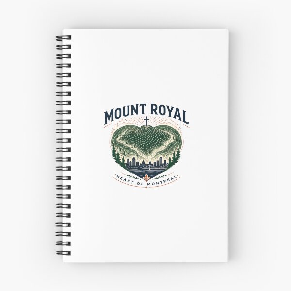Item preview, Mount Royal Heart Of Montreal Topographic Art designed and sold by Fenay Designs.