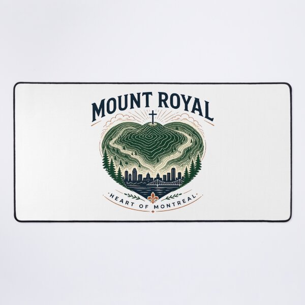 Item preview, Mount Royal Heart Of Montreal Topographic Art designed and sold by Fenay Designs.