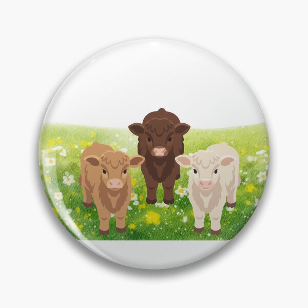 Item preview, Calves in a meadow designed and sold by PeterPunkt.