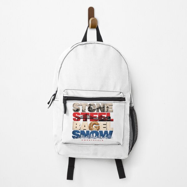 Item preview, Stone Steel Bagel Snow Montreal Urban Typography designed and sold by Fenay Designs.