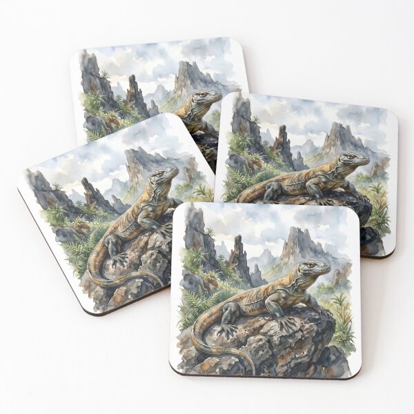Item preview, Komodo Dragon Varanus Komodoensis Indonesian Island Reptile designed and sold by RubisLeaf.