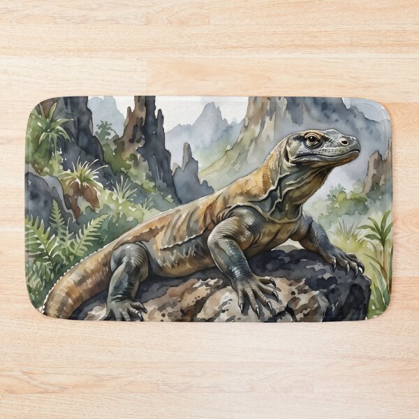 Item preview, Komodo Dragon Varanus Komodoensis Indonesian Island Reptile designed and sold by RubisLeaf.