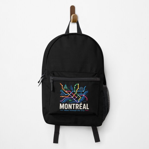 Item preview, Montreal Move Through The City Metro Map Art designed and sold by Fenay Designs.