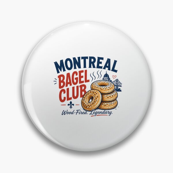 Item preview, Montreal Bagel Club Wood Fired Legendary Foodie designed and sold by Fenay Designs.