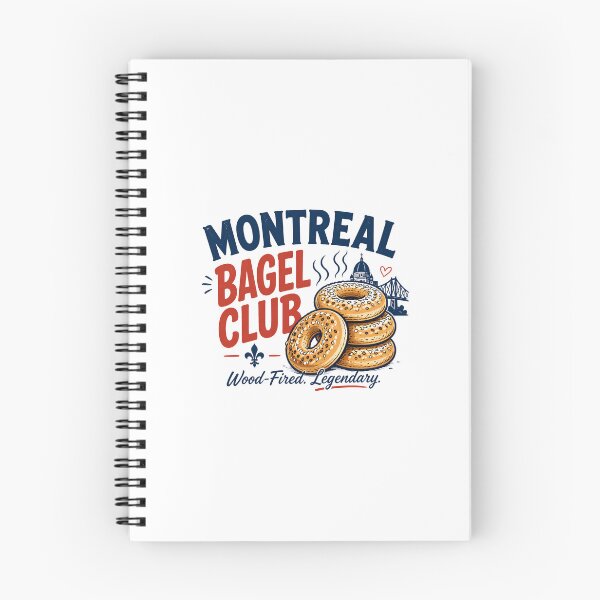 Item preview, Montreal Bagel Club Wood Fired Legendary Foodie designed and sold by Fenay Designs.