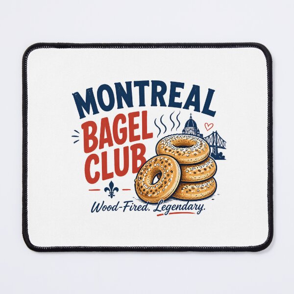 Item preview, Montreal Bagel Club Wood Fired Legendary Foodie designed and sold by Fenay Designs.