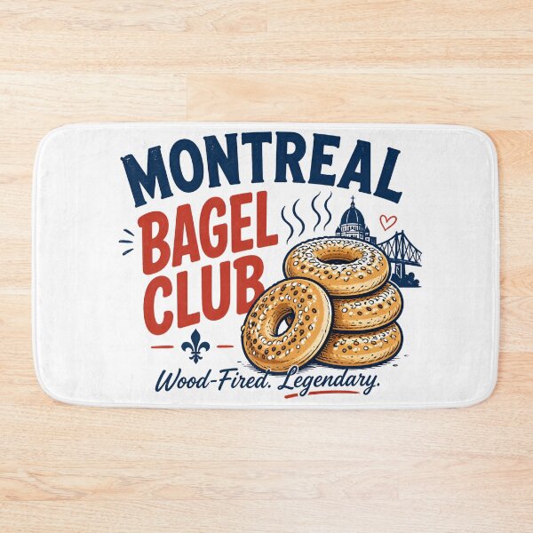 Item preview, Montreal Bagel Club Wood Fired Legendary Foodie designed and sold by Fenay Designs.