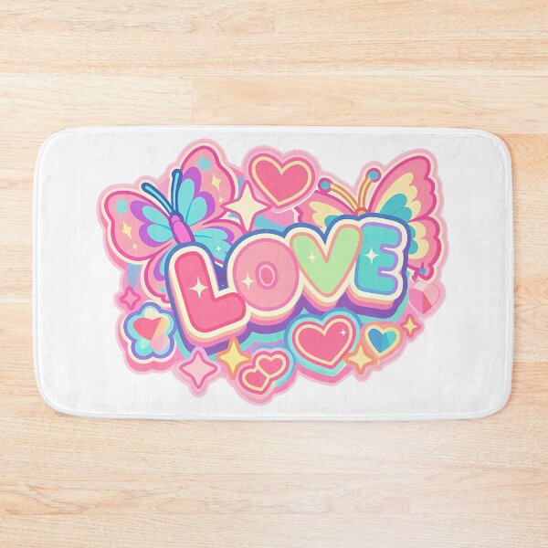 Item preview, Pastel Kawaii Love Butterfly and Hearts Aesthetic Sticker Design designed and sold by DesignArtist.ia.
