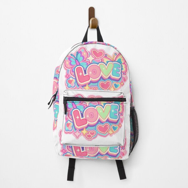 Item preview, Pastel Kawaii Love Butterfly and Hearts Aesthetic Sticker Design designed and sold by DesignArtist.ia.