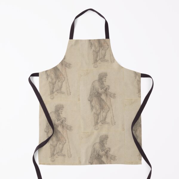 Item preview, Recto a Costume Study of a Prisoner by Leonardo da Vinci: Renaissance Figure Poster designed and sold by artofuniverse.