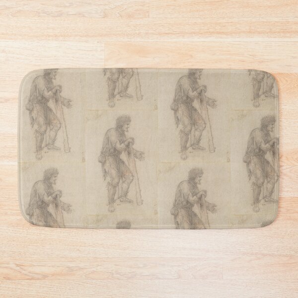 Item preview, Recto a Costume Study of a Prisoner by Leonardo da Vinci: Renaissance Figure Poster designed and sold by artofuniverse.