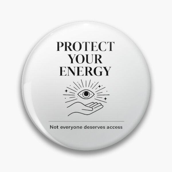 Item preview, Protect Your Energy — Not Everyone Deserves Access Spiritual Wall Art Print designed and sold by Oraibi.