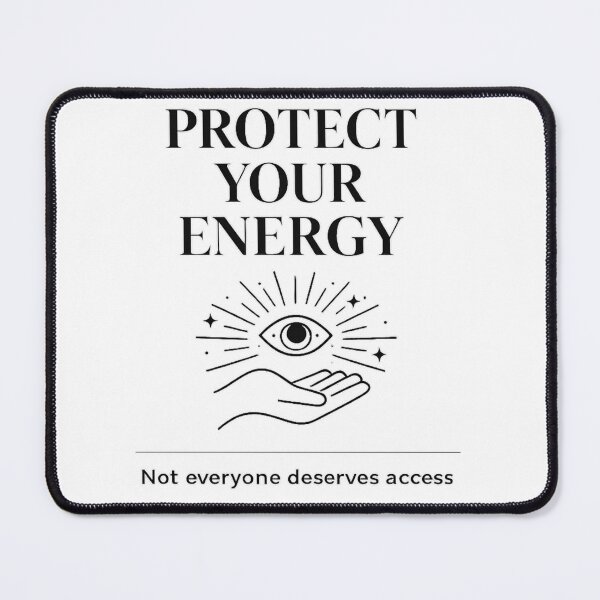 Item preview, Protect Your Energy — Not Everyone Deserves Access Spiritual Wall Art Print designed and sold by Oraibi.