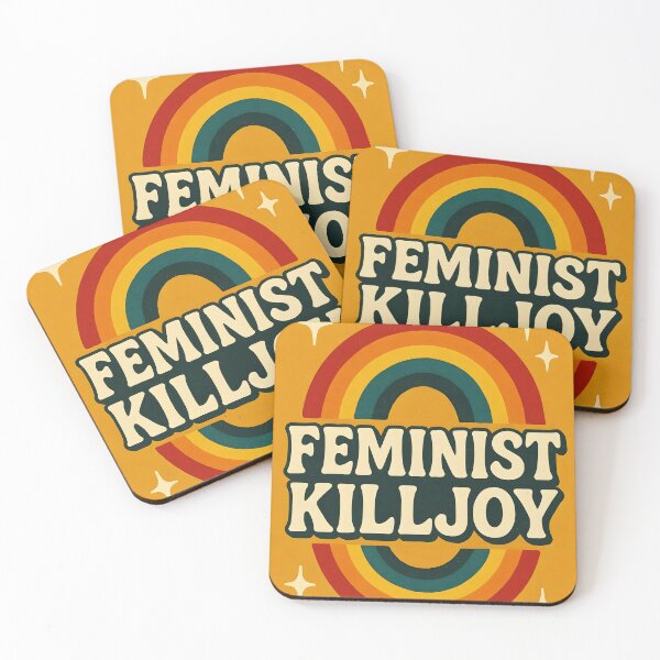 Item preview, Feminist Killjoy – Retro Rainbow Statement Design designed and sold by EmeraldeaArt.