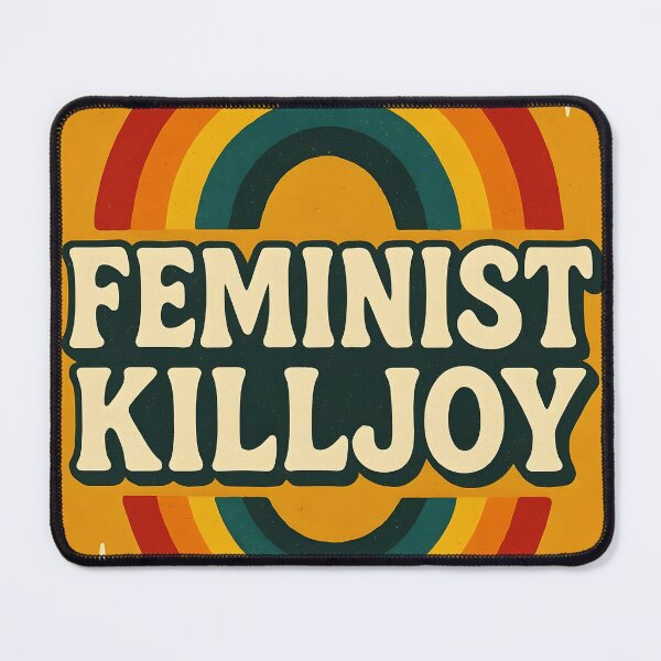 Item preview, Feminist Killjoy – Retro Rainbow Statement Design designed and sold by EmeraldeaArt.