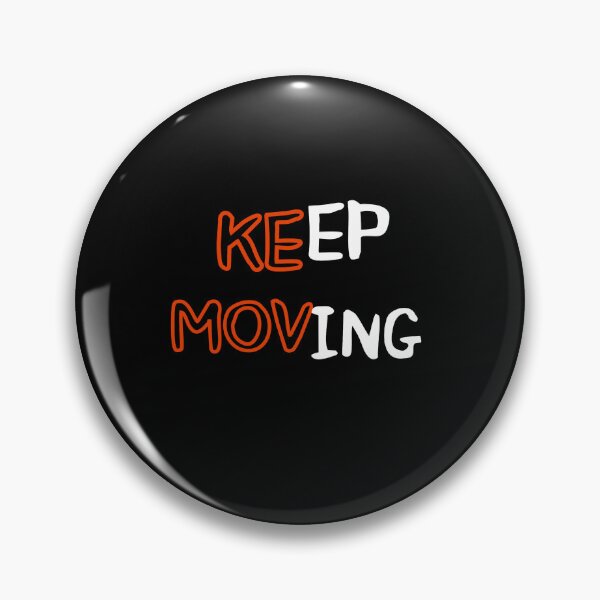 Item preview, Keep Moving Forward Motivational Typography Design designed and sold by VexoStudio.