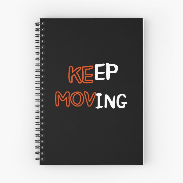 Item preview, Keep Moving Forward Motivational Typography Design designed and sold by VexoStudio.