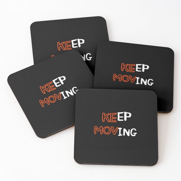 Item preview, Keep Moving Forward Motivational Typography Design designed and sold by VexoStudio.