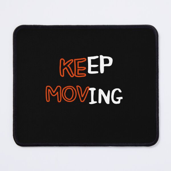 Item preview, Keep Moving Forward Motivational Typography Design designed and sold by VexoStudio.