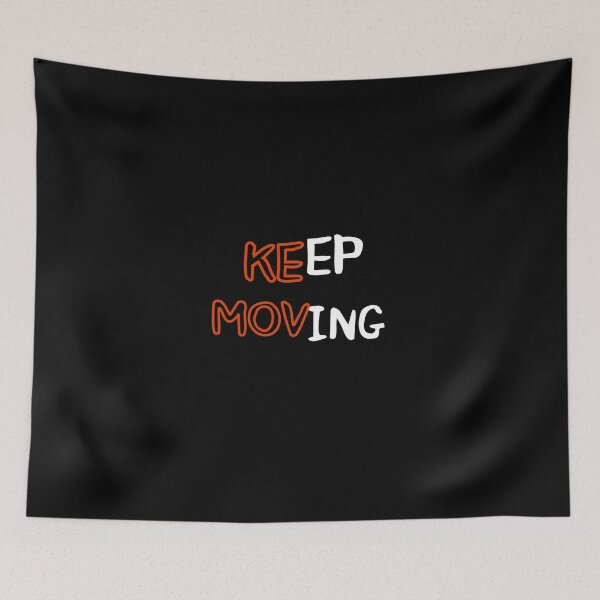 Item preview, Keep Moving Forward Motivational Typography Design designed and sold by VexoStudio.