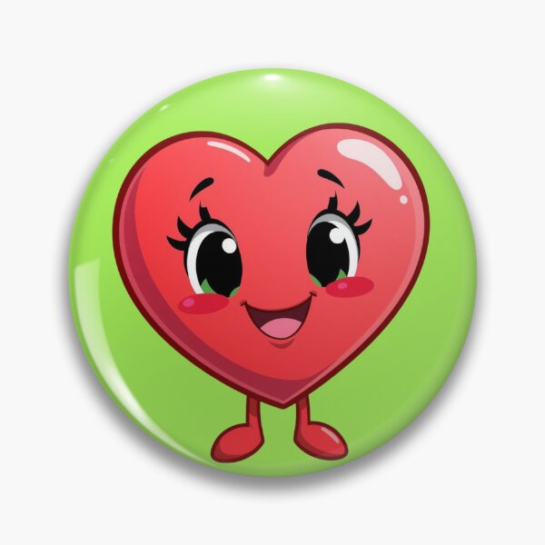 Item preview, Smiling pink heart designed and sold by Art70shop.