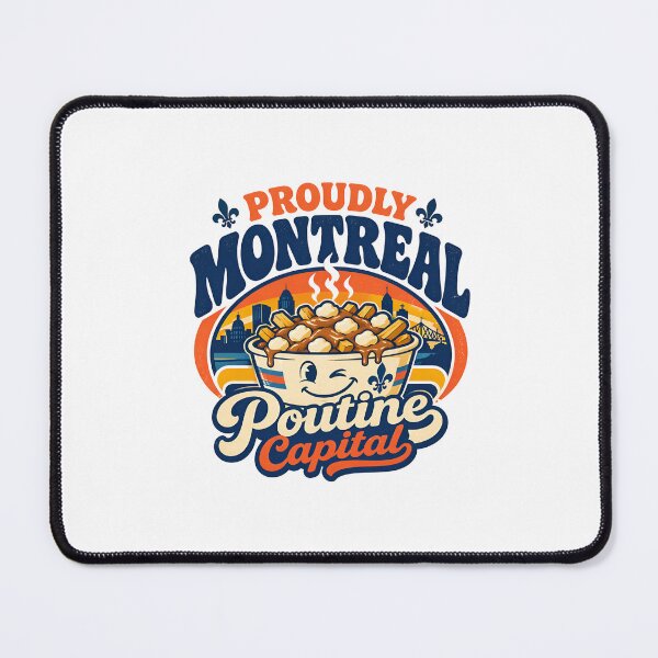 Item preview, Proudly Montreal Poutine Capital Retro Foodie designed and sold by Fenay Designs.