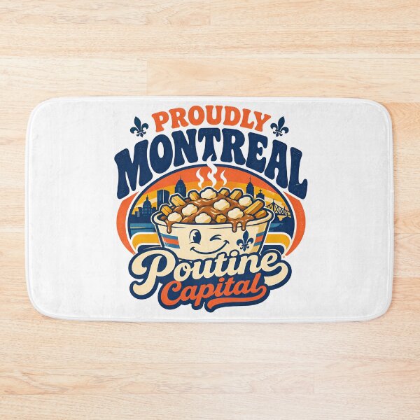 Item preview, Proudly Montreal Poutine Capital Retro Foodie designed and sold by Fenay Designs.