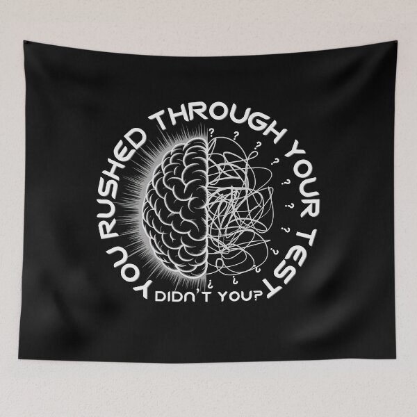 Item preview, You Rushed Through Your Test Brain vs Chaos Meme designed and sold by PROPera-design.
